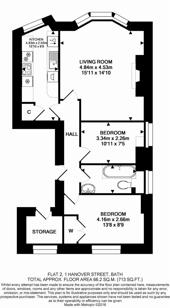 Floorplan for Bath, BA1