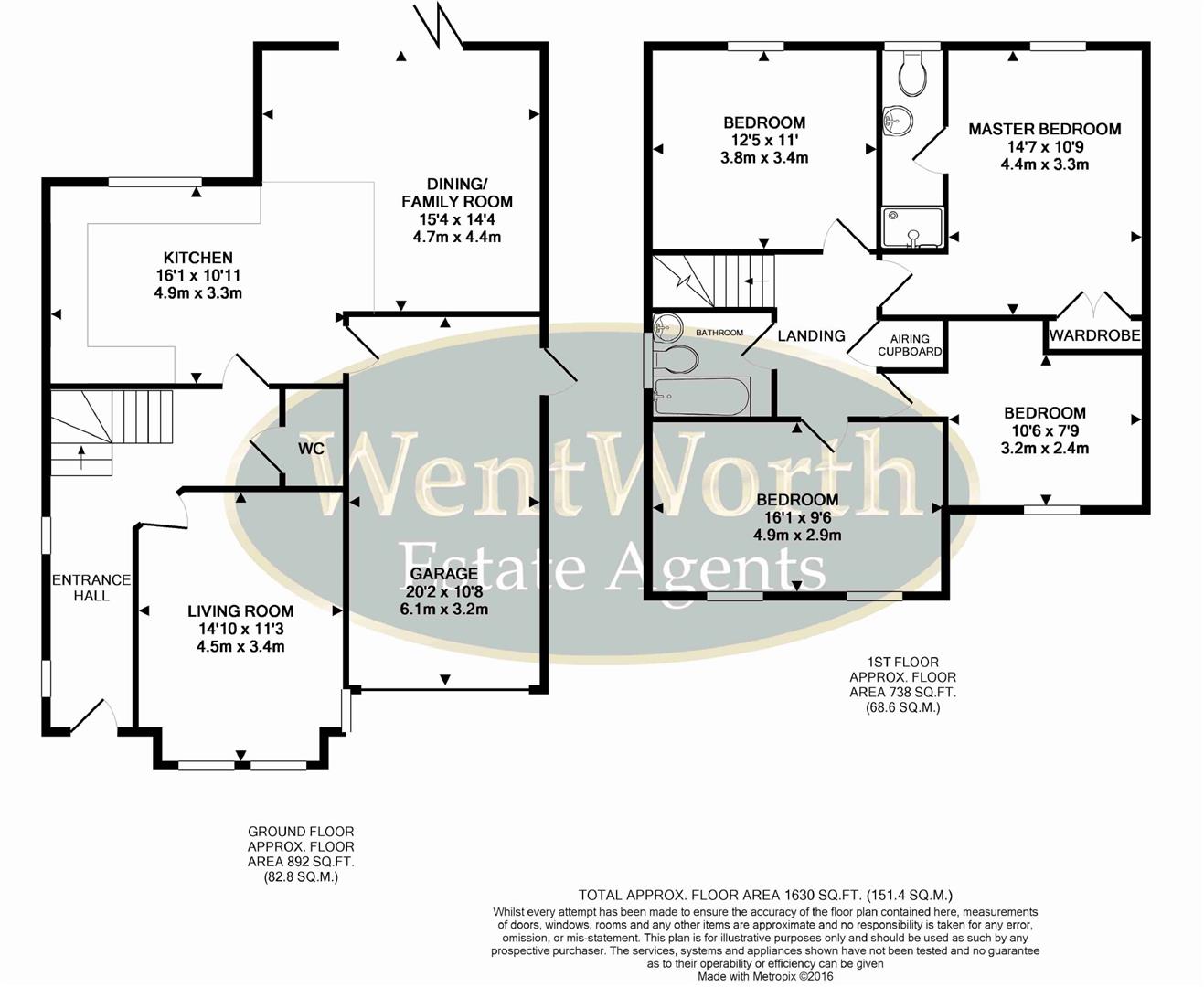 Floorplan for Reading, RG10