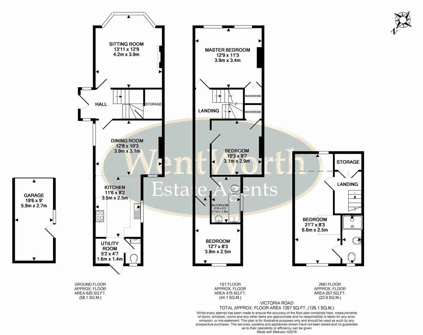 Floorplan for Reading, RG10