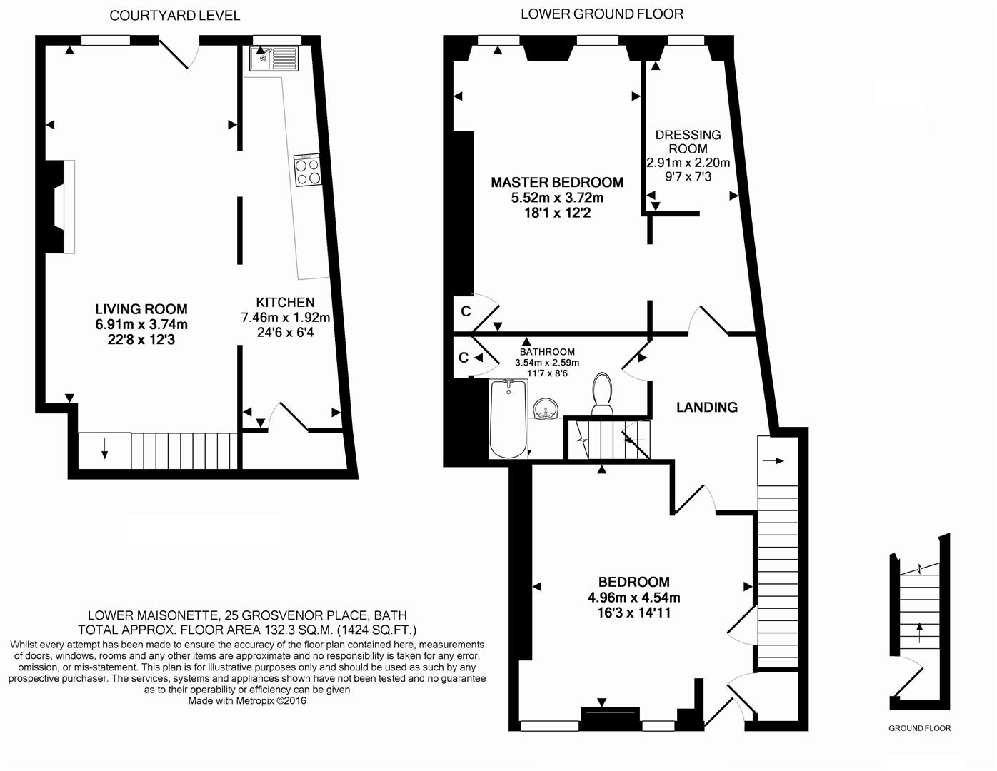 Floorplan for Bath, BA1