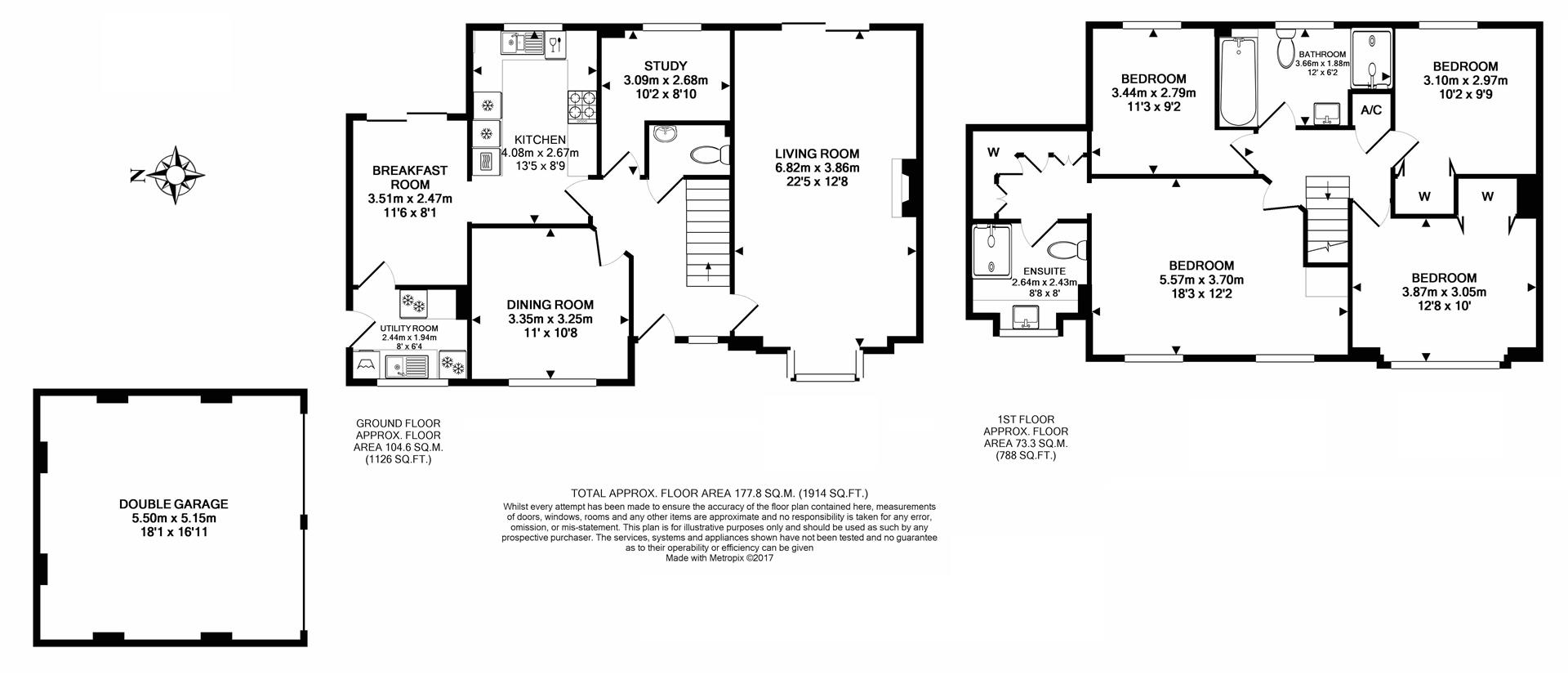 Floorplan for Bristol, BS30